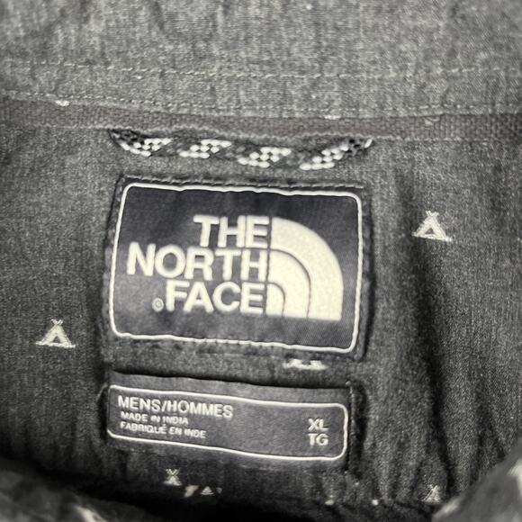 The North Face Shirt Mens XL Gray Bay Trail Jacquard TeePee Graphic AOP - Picture 3 of 8